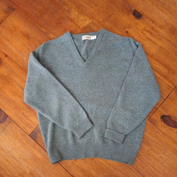 L.L. Bean Other - Men's LLBean 100% Lambs Wool Sweater L